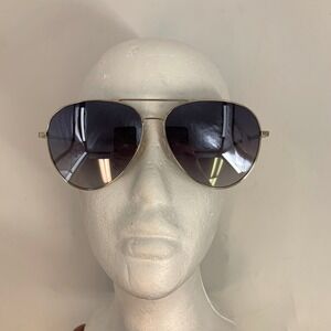 Rag & Bone  RNB5052/G/S Sunglasses Aviator Gold Frame Gray Gradient‎ Lens New